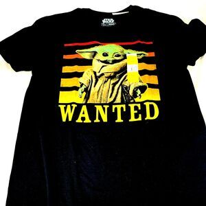 The Mandalorian Grogu T-shirt Size Medium The Child Wanted Star Wars Baby Yoda